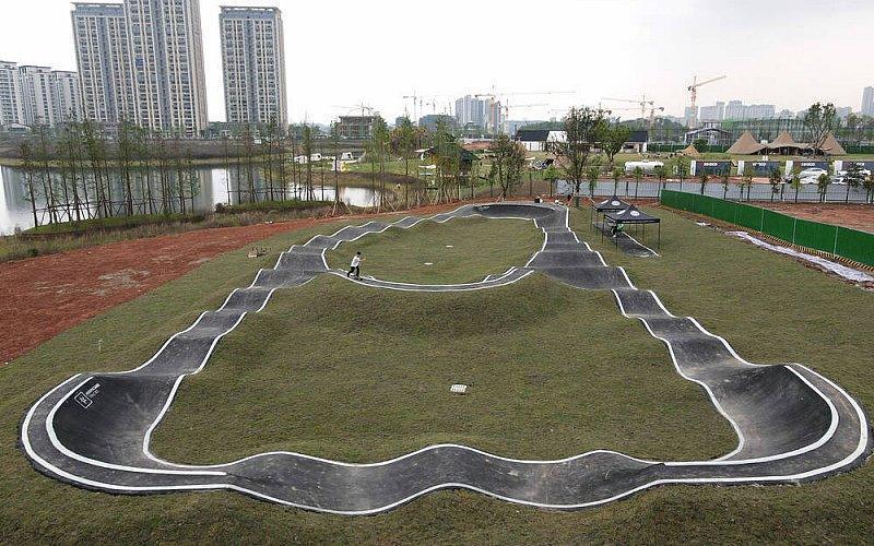 Chine pumptracks création installation