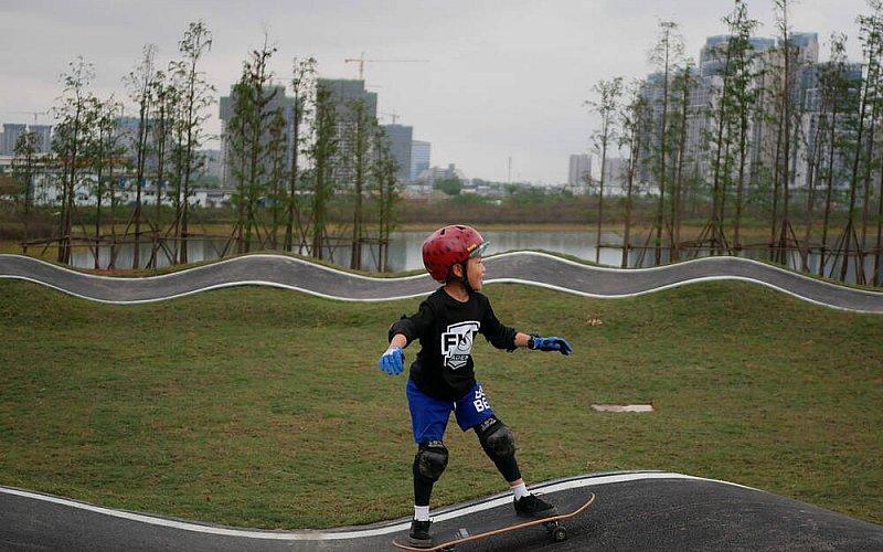 Créateur de pumptrack en Chine