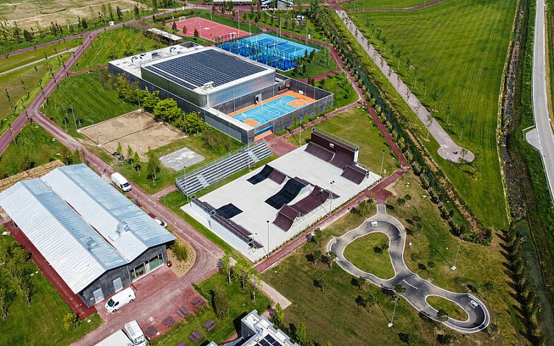 Création, installation de Pumptrack en Italie