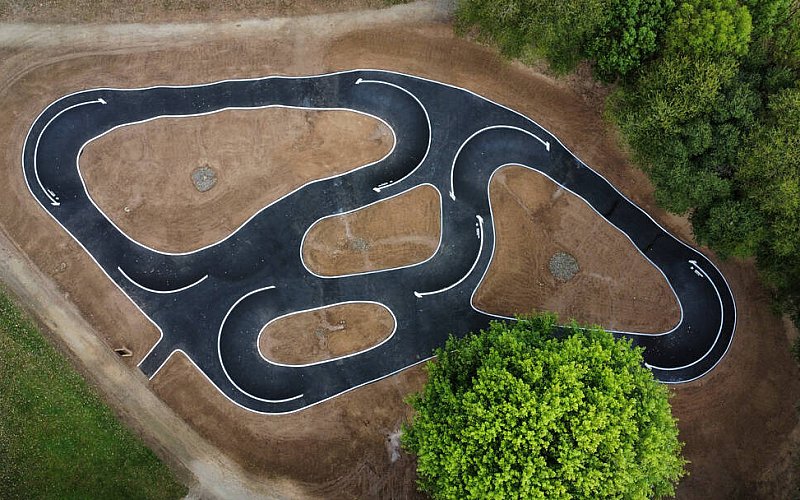 Concepteur de Pumptrack, installation en France Chaumes 44