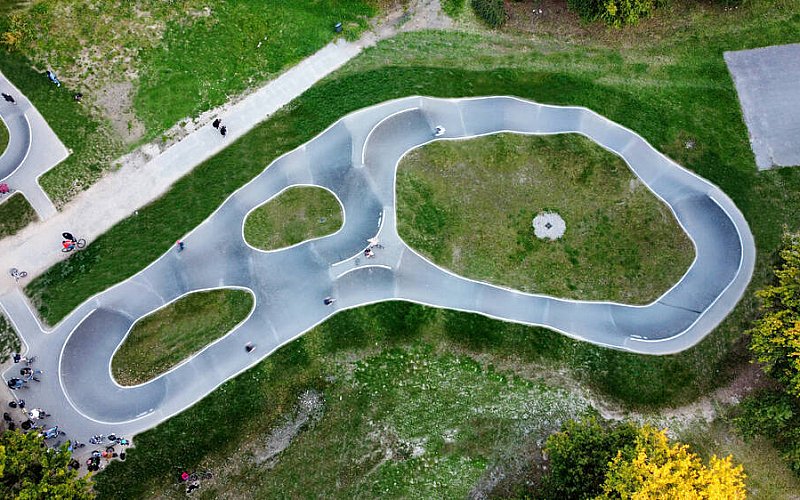 Création, installation Pumptrack en France Montoir
