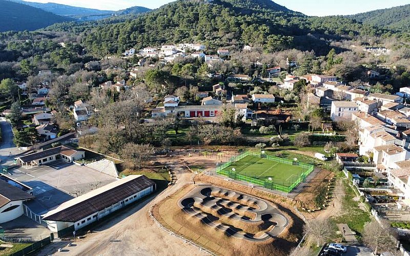 Création, installation de Pumptrack en France - Commune nans