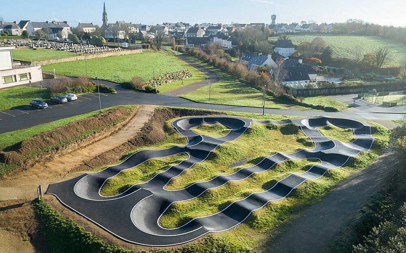 Création, installation Pumptrack en France 29