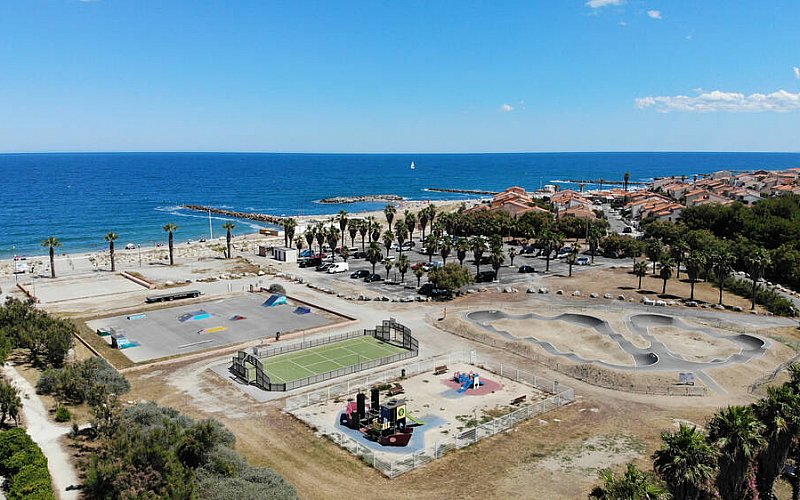 Créateur, installateur de pumptrack en France - Sainte marie de la mer