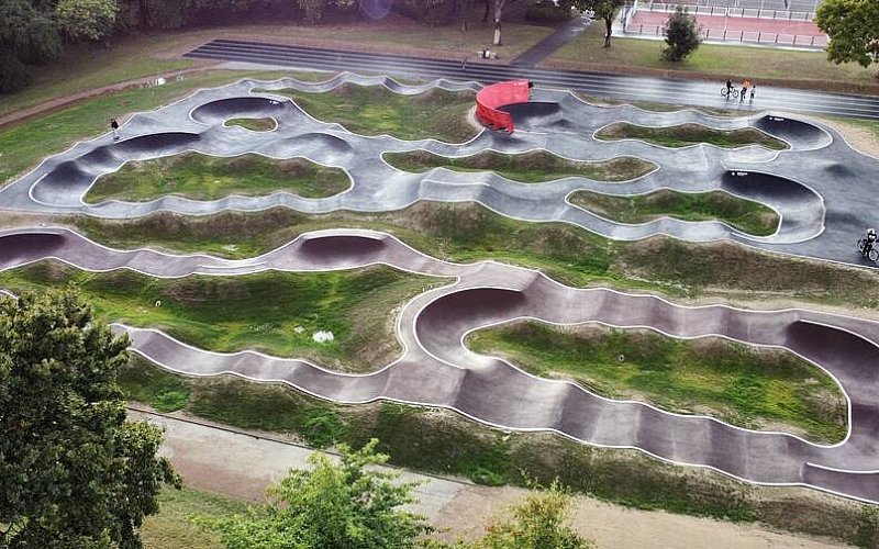 Concepteur de Pumptrack, installation en france saint nazaire