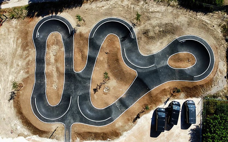 Création, installation de Pumptrack en France - Commune Var Saint Maximin