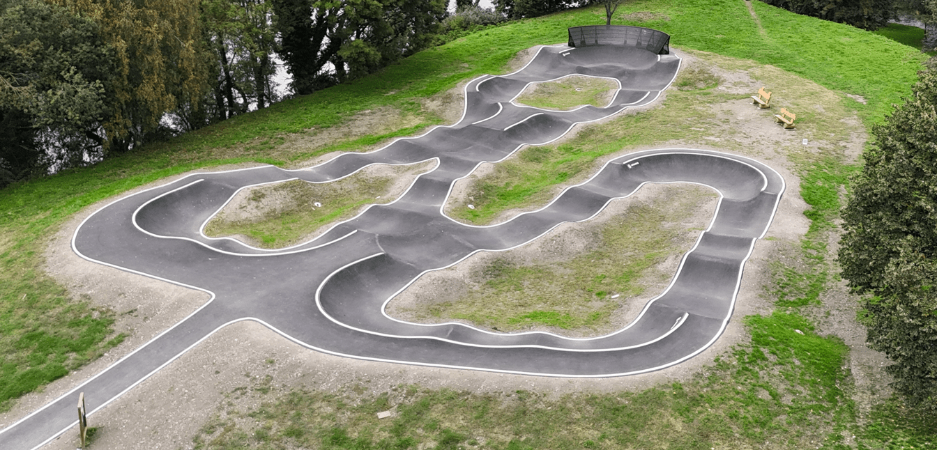 Réalisation d'un pumptrack à Bagnères de Luchon
