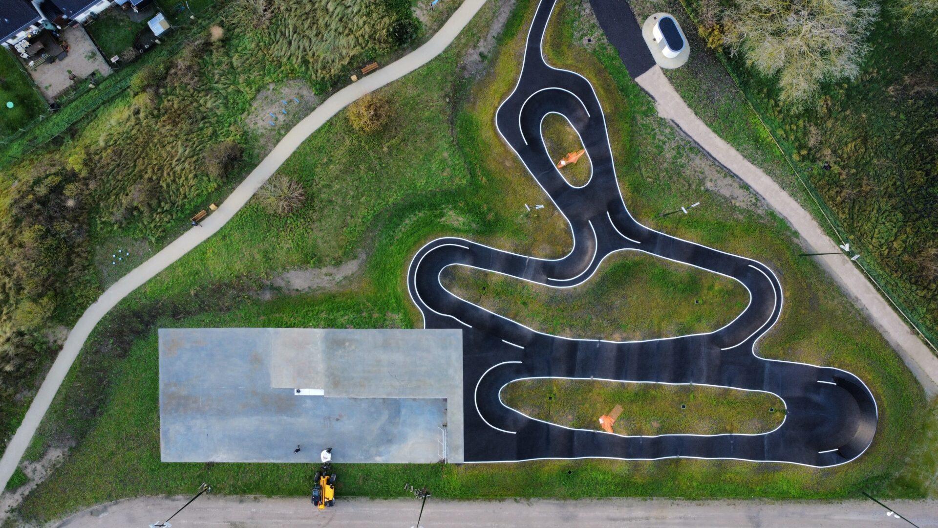 Réalisation d'un pumptrack à Fort Mahon