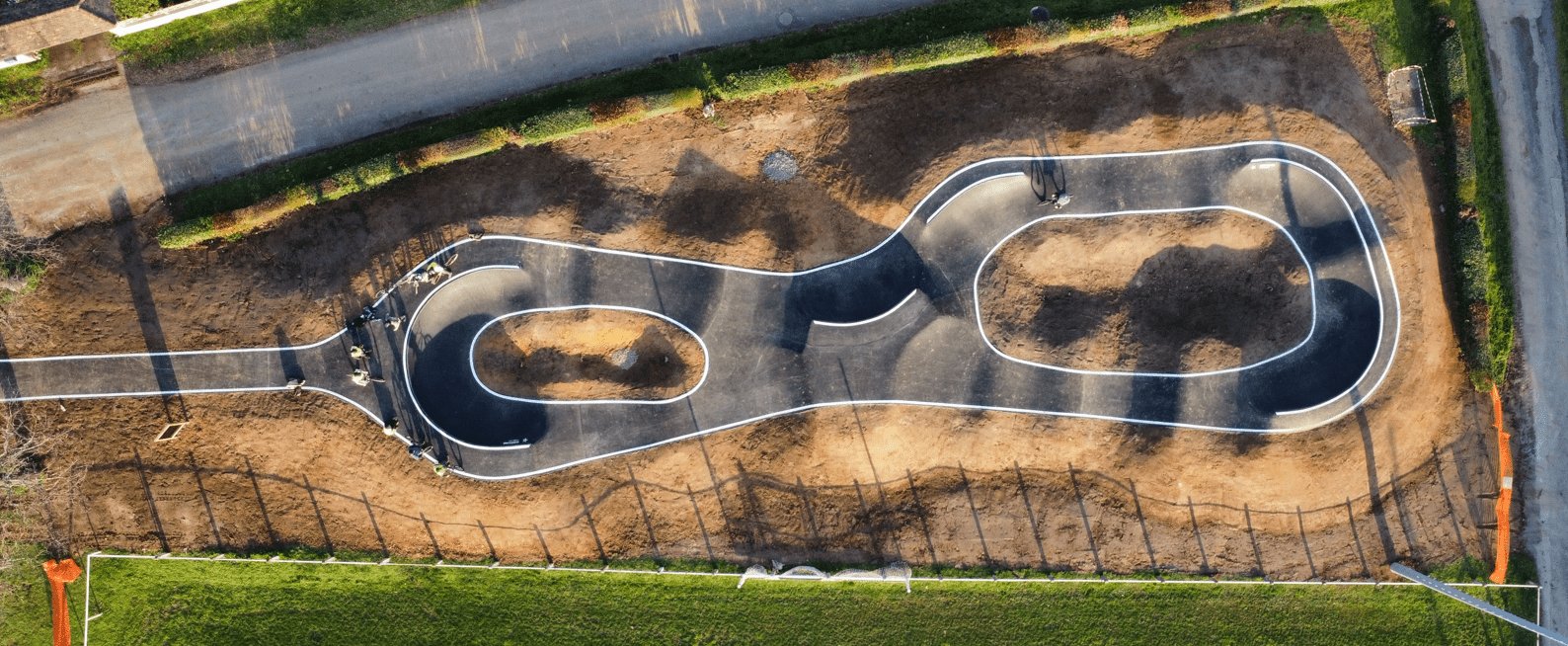 Réalisation d'un pumptrack à Livinhac