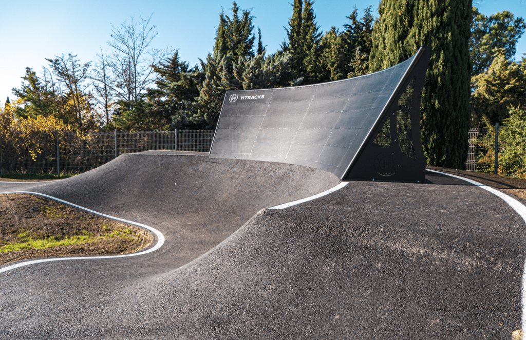 Réalisation d'un pumptrack à Velaux
